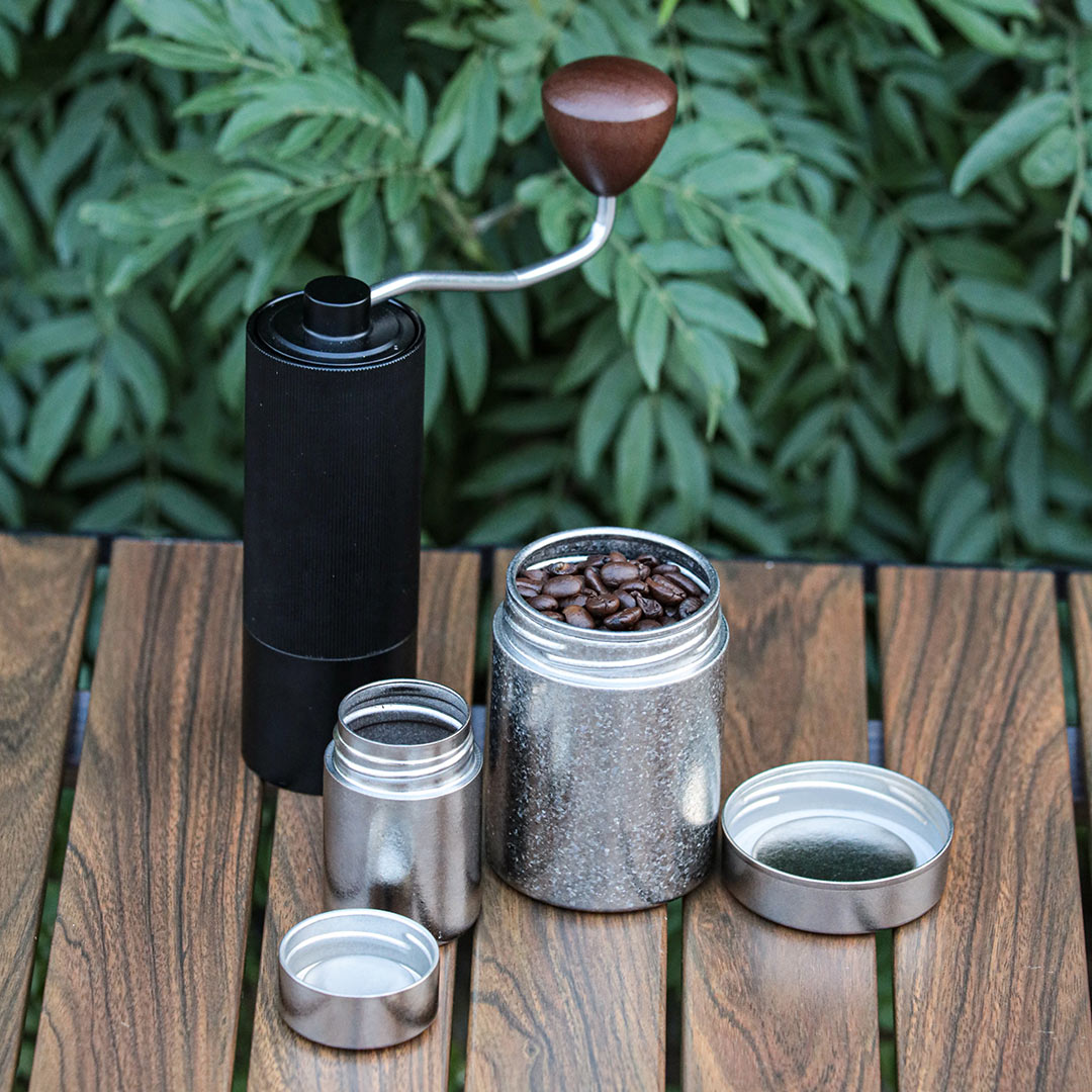 TIMZAAN TIMZAAN pure titanium coffee bean can set|Healthy・Lightweight・Luxury Living