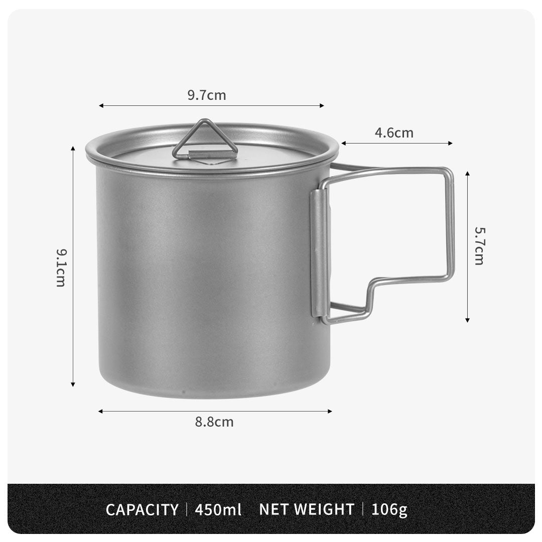 TIMZAAN TIMZAAN pure titanium mug|Healthy・Lightweight・Luxury Living Large