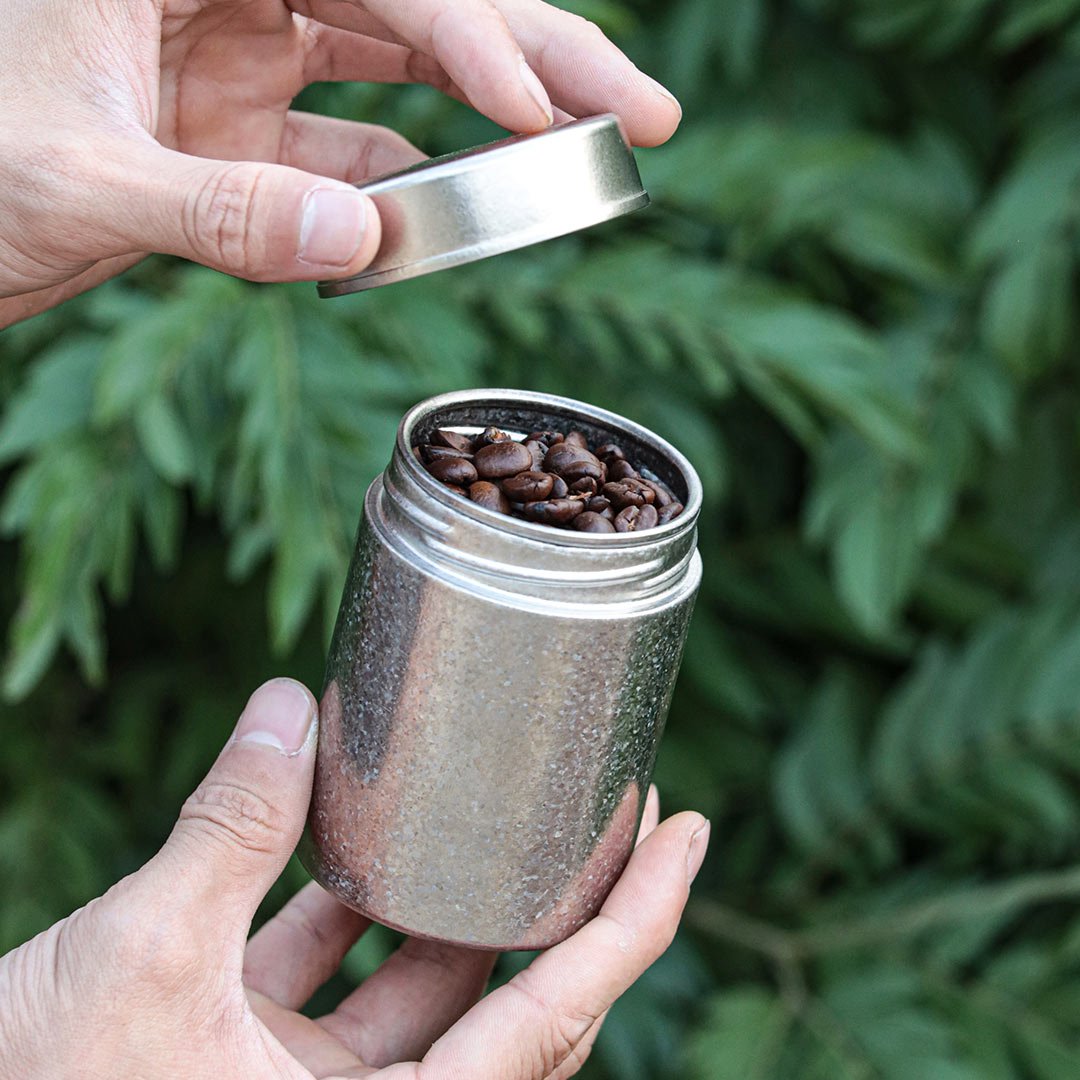 TIMZAAN TIMZAAN pure titanium coffee bean can set|Healthy・Lightweight・Luxury Living