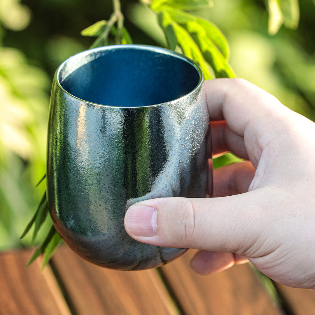 TIMZAAN TIMZAAN Pure Titanium Goose Egg Cup|Healthy・Lightweight・Luxury Living