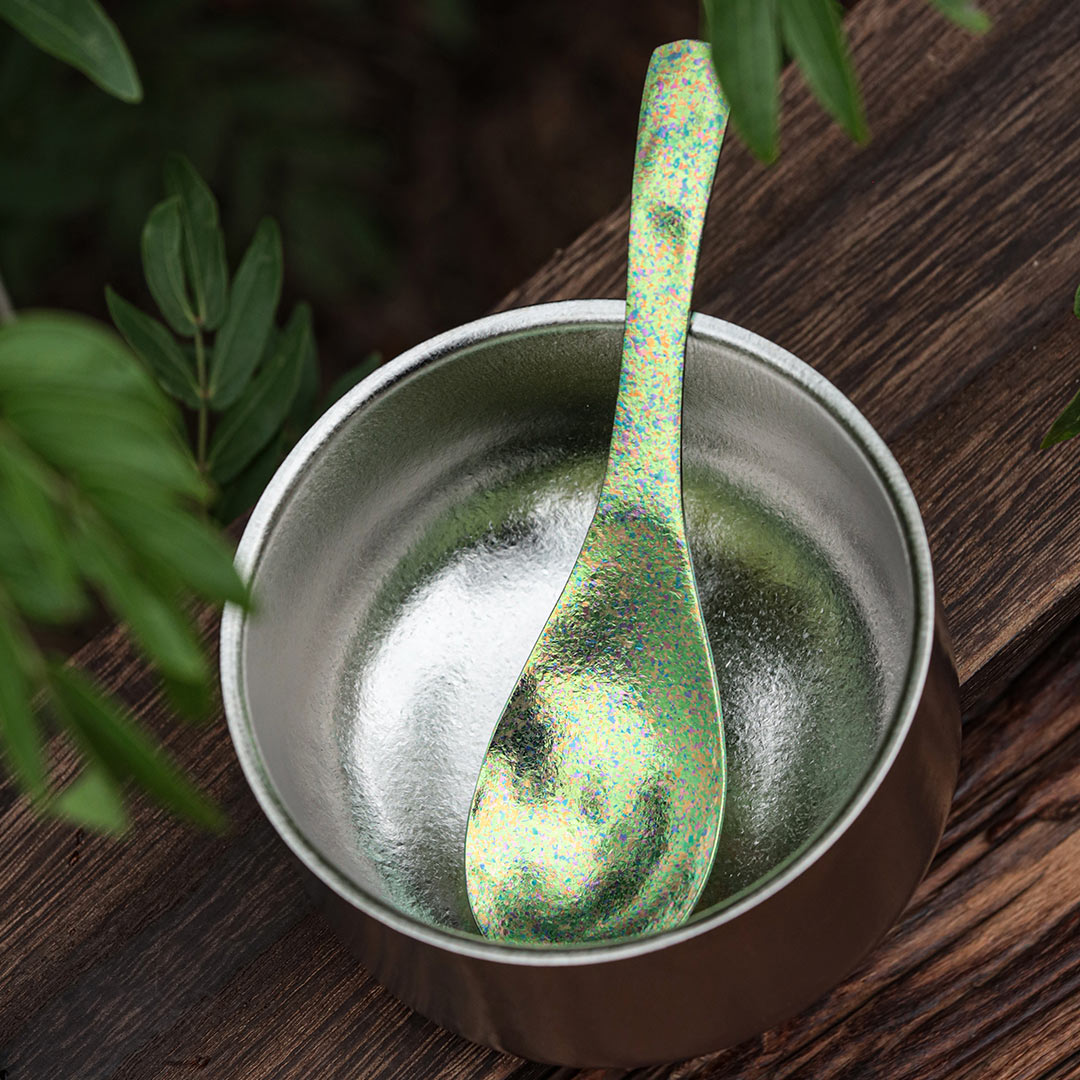 TIMZAAN TIMZAAN Pure Titanium Color Spoon|Healthy・Lightweight・Luxury Living