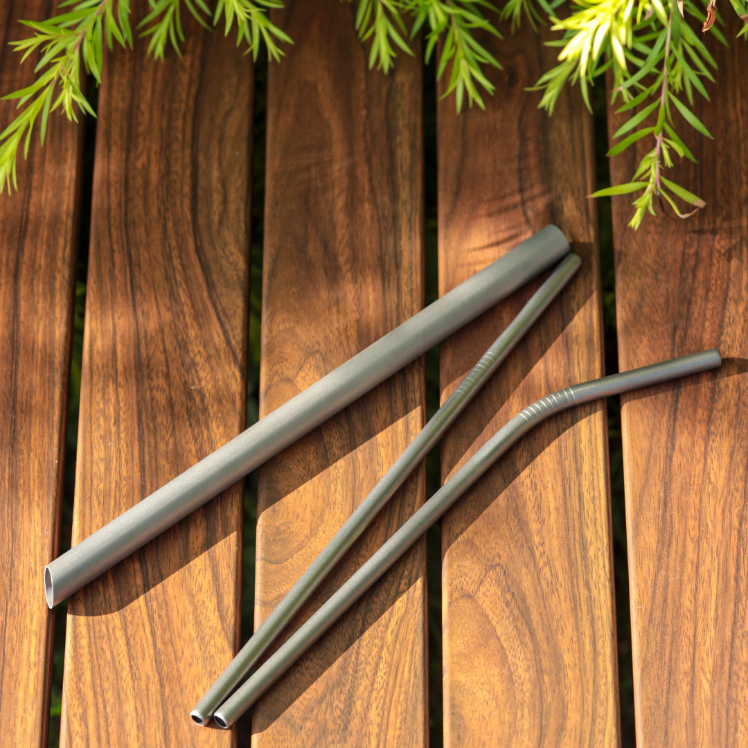 TIMZAAN TIMZAAN Pure Titanium Straw Set｜Healthy・Lightweight・Luxury Living