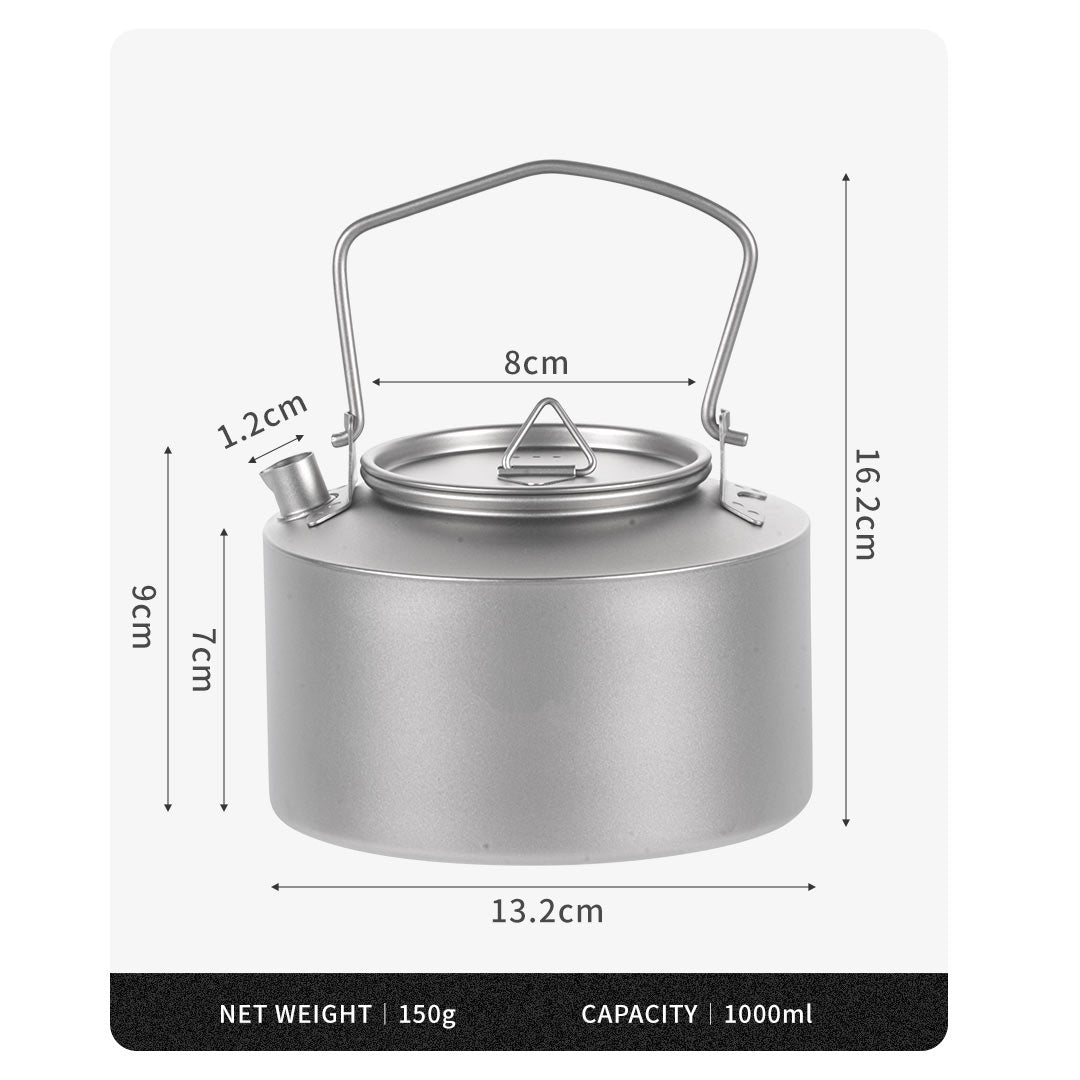 TIMZAAN TIMZAAN pure titanium kettle｜Healthy・Lightweight・Luxury Living