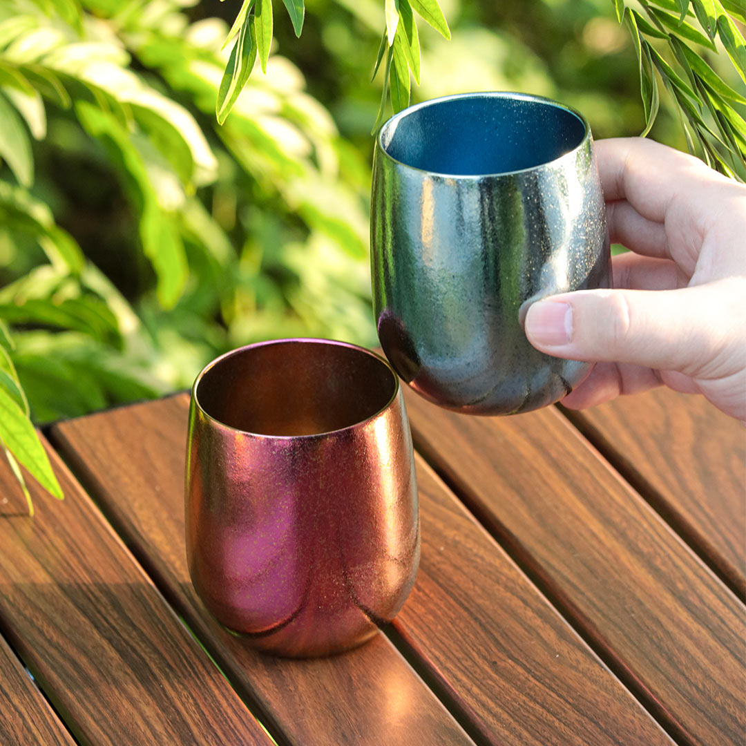 TIMZAAN TIMZAAN Pure Titanium Goose Egg Cup｜Healthy・Lightweight・Luxury Living