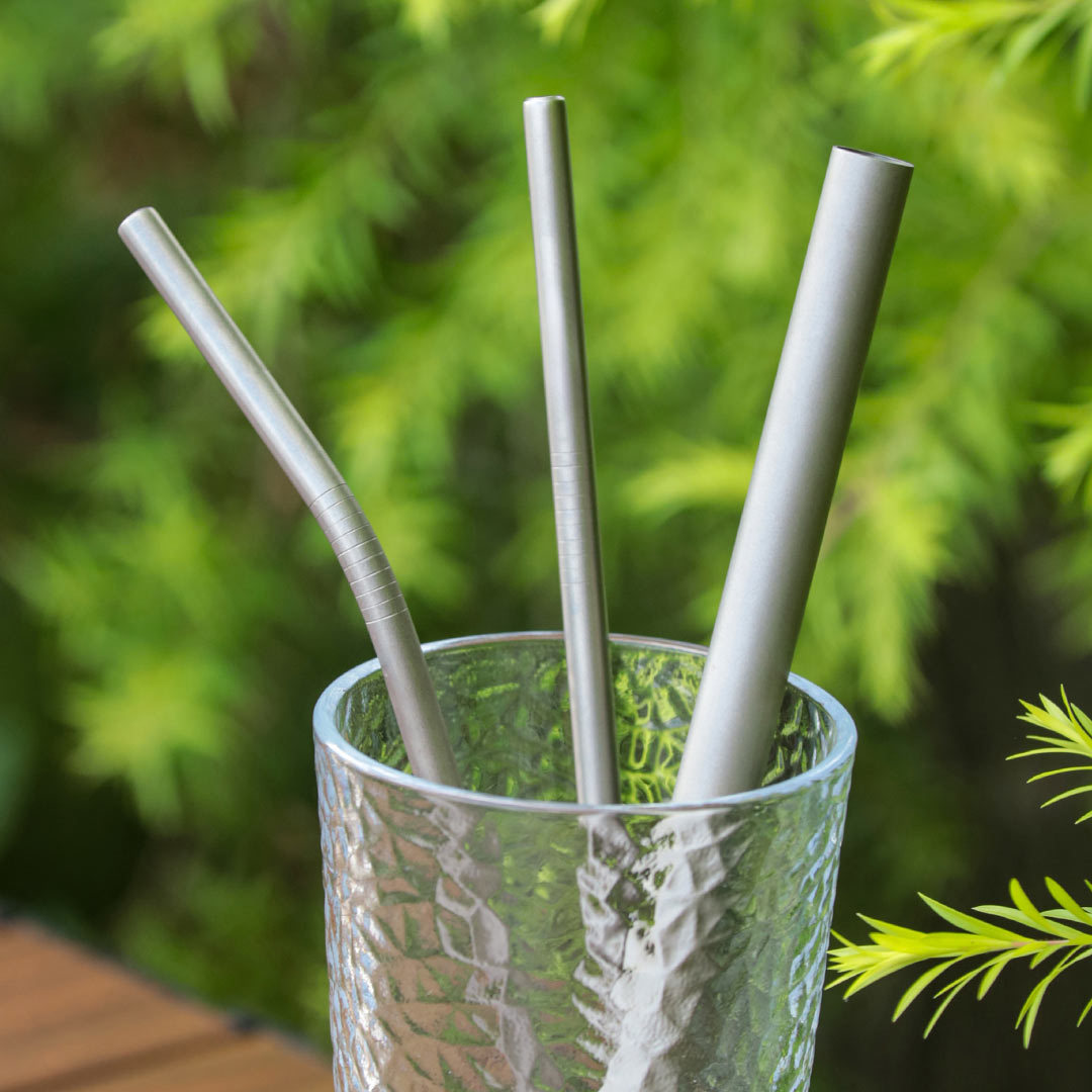 TIMZAAN TIMZAAN Pure Titanium Straw Set｜Healthy・Lightweight・Luxury Living