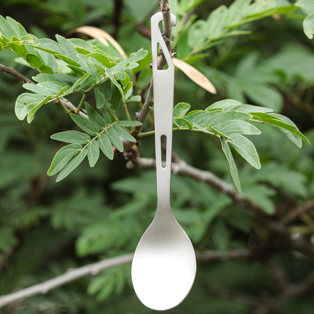 TIMZAAN TIMZAAN pure titanium hook knife, fork and spoon four-piece set｜Healthy・Lightweight・Luxury Living