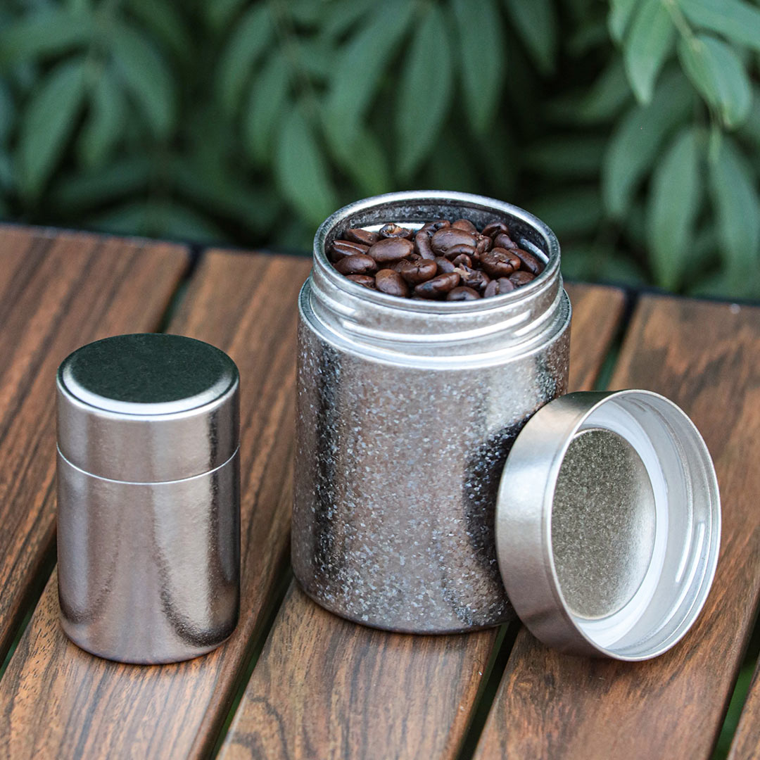 TIMZAAN TIMZAAN pure titanium coffee bean can set｜Healthy・Lightweight・Luxury Living