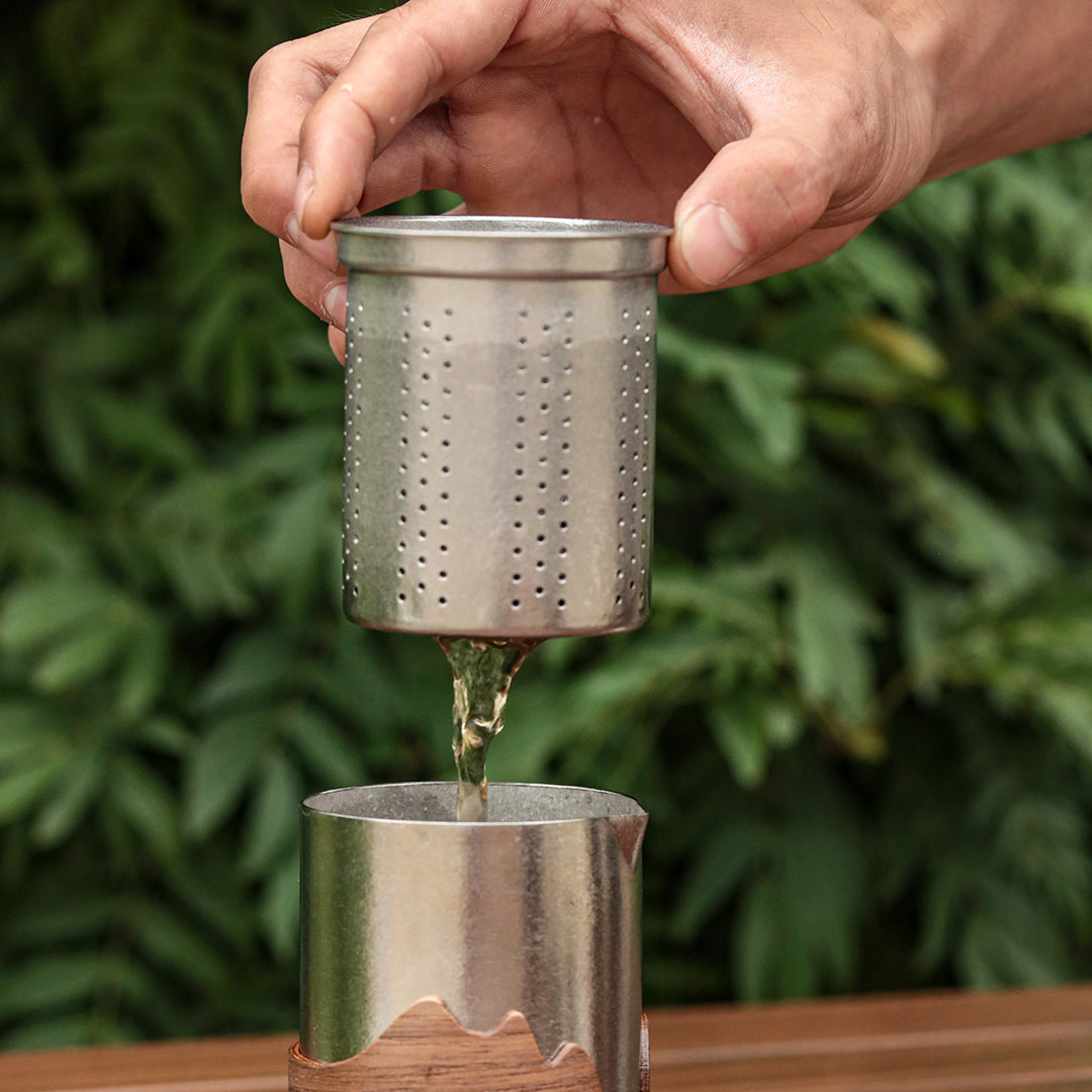 TIMZAAN TIMZAAN Pure Titanium Crystal Tea Infusion Set｜Healthy・Lightweight・Luxury Living