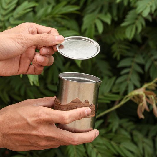TIMZAAN TIMZAAN Pure Titanium Crystal Tea Infusion Set｜Healthy・Lightweight・Luxury Living
